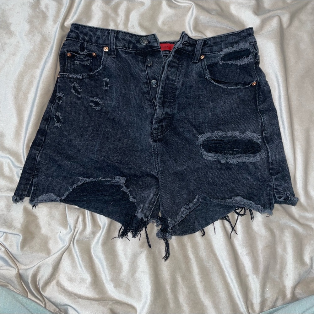 denim jean shorts